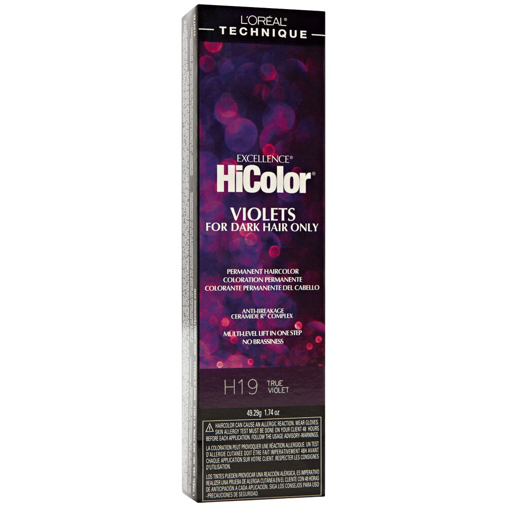 L’Oreal Excellence HiColor Violet and Black Shades