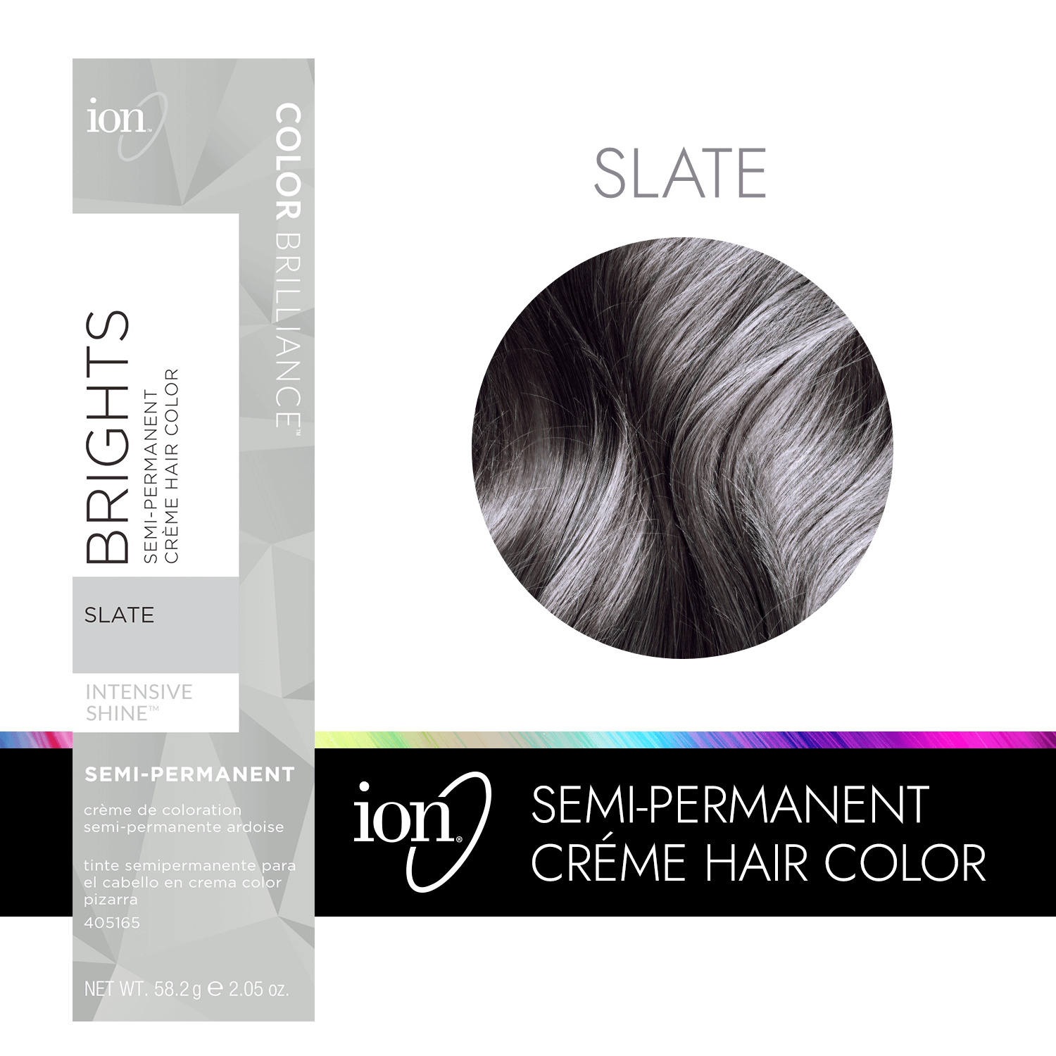 ion brights semi permanent hair color chart