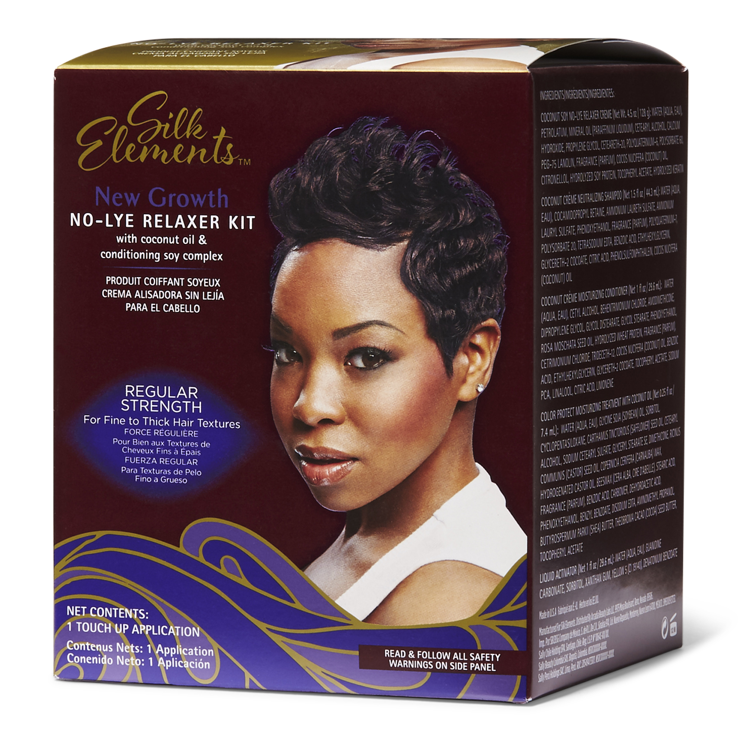 Silk Elements New Growth No Lye Relaxer Kit 7794