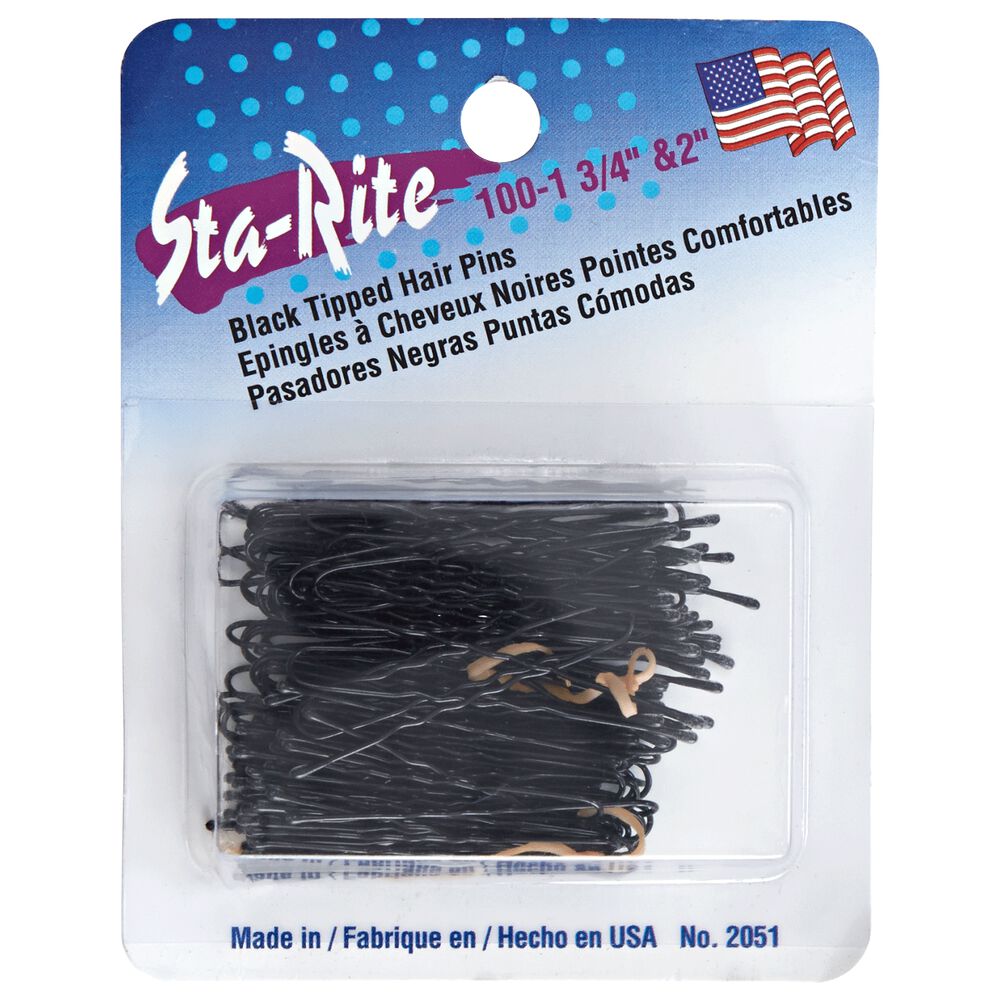 Sta Rite Black Assorted Hair Pins