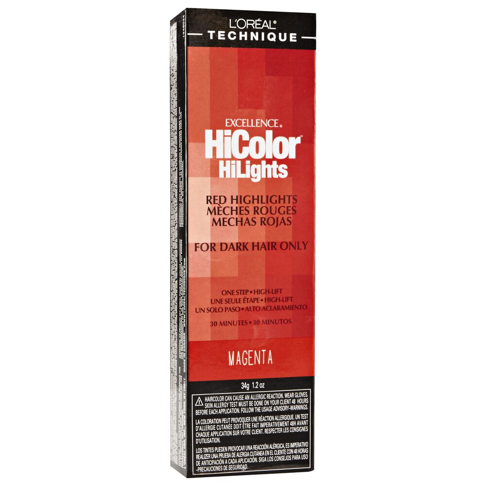 Magenta L Oreal Hicolor Red Hilights Permanent Hair Color Sally Beauty