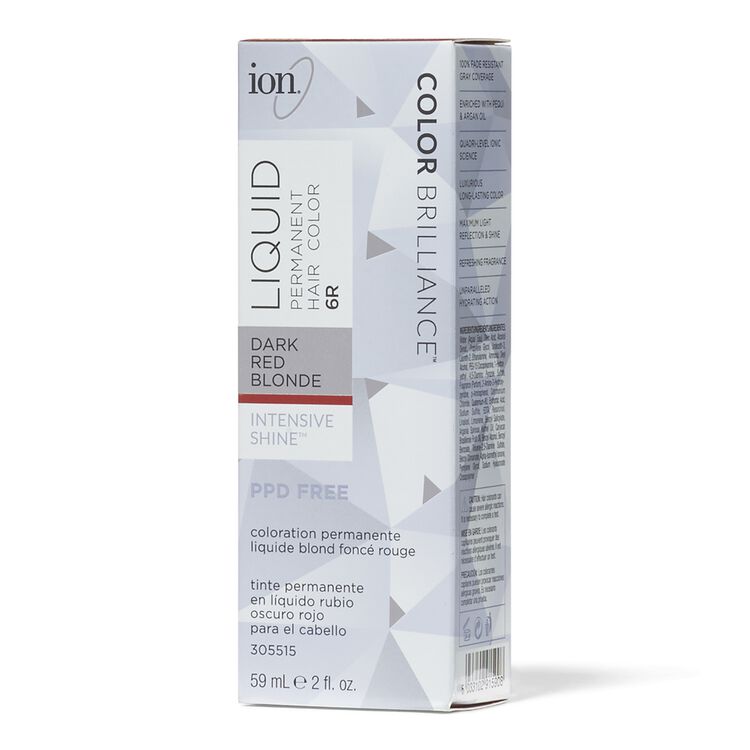Ion 6r Dark Red Blonde Permanent Liquid Hair Color By Color