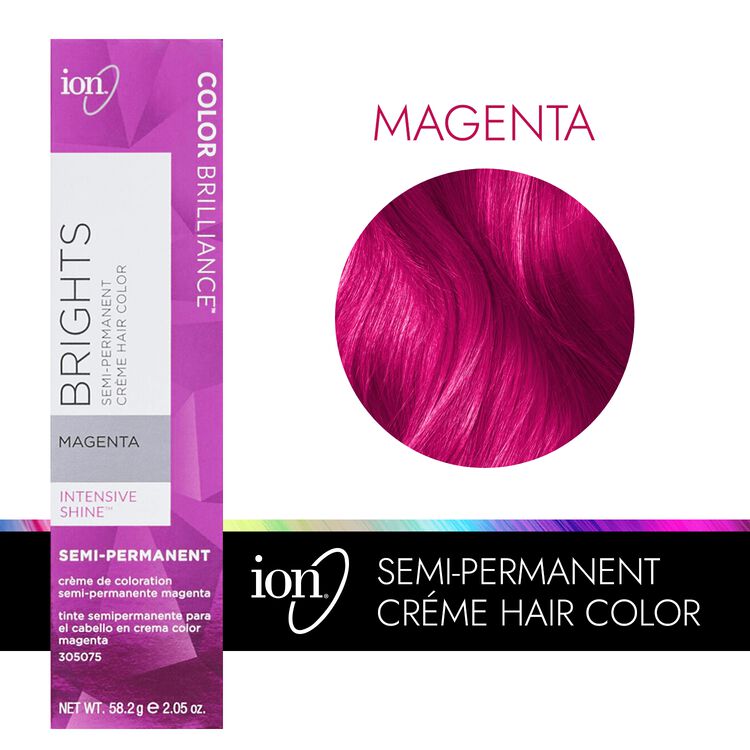 magenta pink hair
