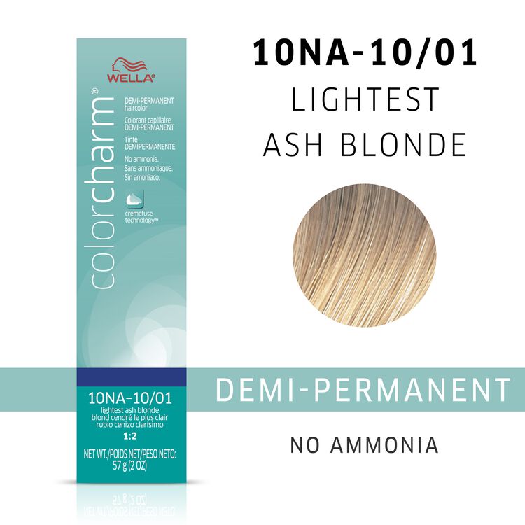 Light Ash Blonde Color Charm Demi Permanent Hair Color By Wella