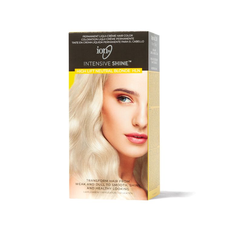 Ion Intensive Shine Hair Color Kit High Lift Neutral Blonde Hln