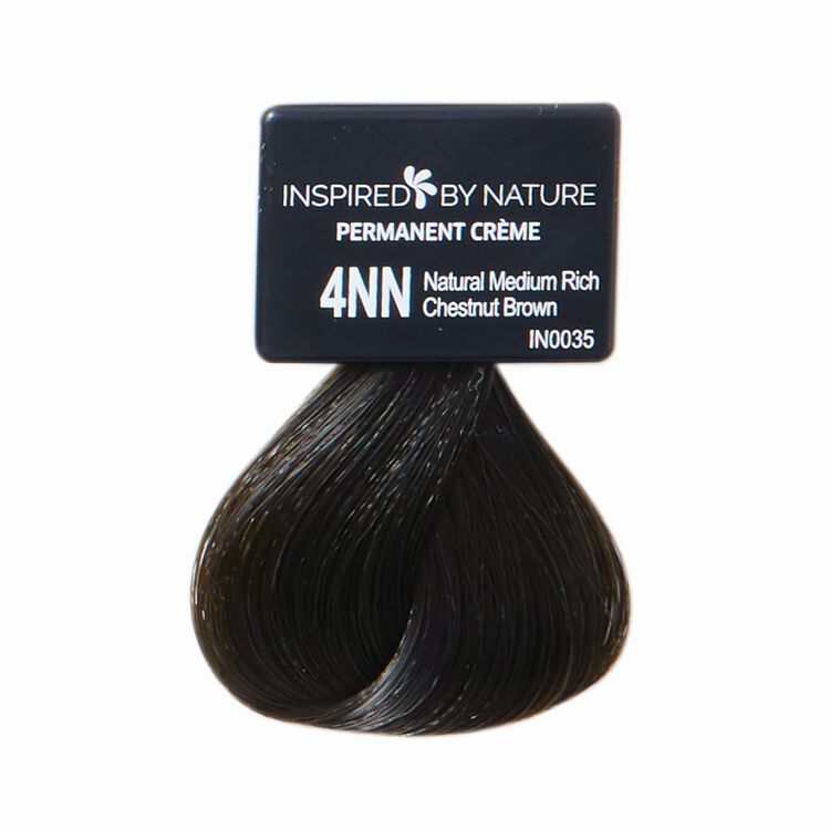 Ammonia-Free Permanent Hair Color Natural Medium Rich Chestnut Brown 4NN