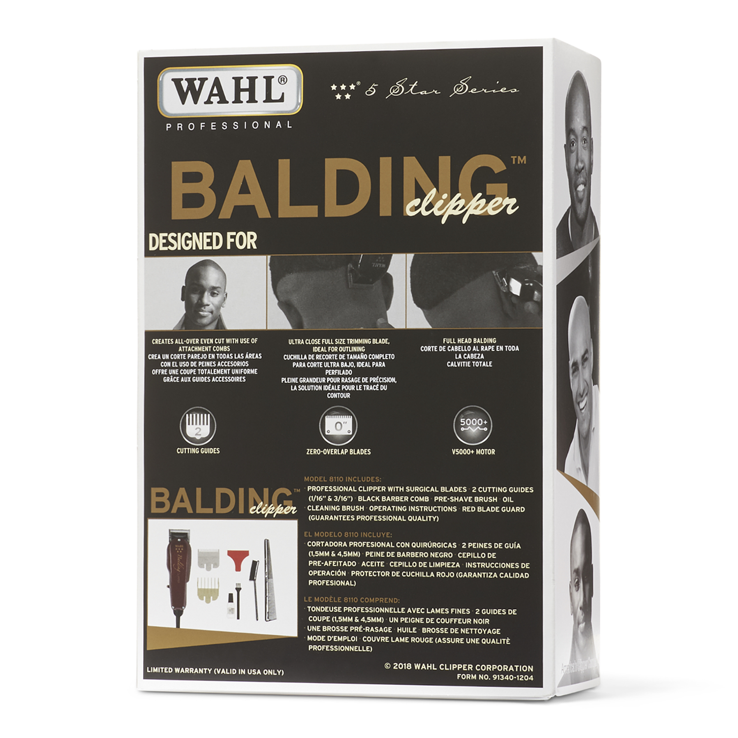 wahl 5 star balding clipper 8110