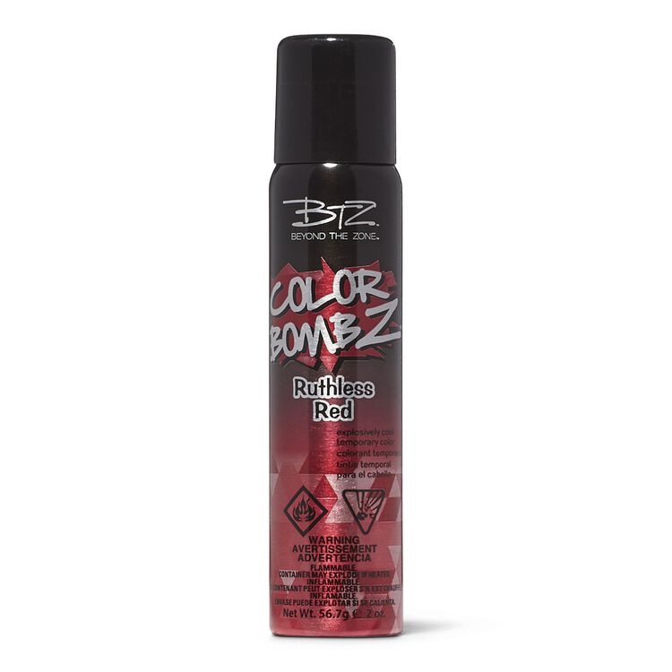 Ruthless Red Color Bombz Temporary Hair Color Spray By Beyond The Zone Temporary Hair Color