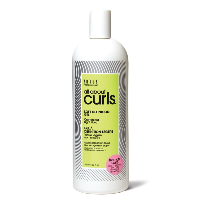Zotos All About Curls Soft Definition Gel 32oz | Hair ...