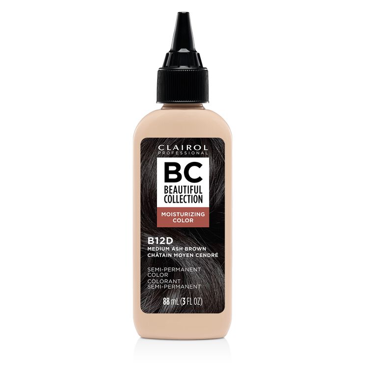 B12D Medium Ash Brown Semi Permanent Moisturizing Hair Color