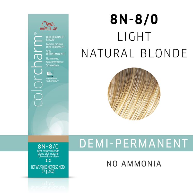 Light Natural Blonde Color Charm Demi Permanent Hair Color By
