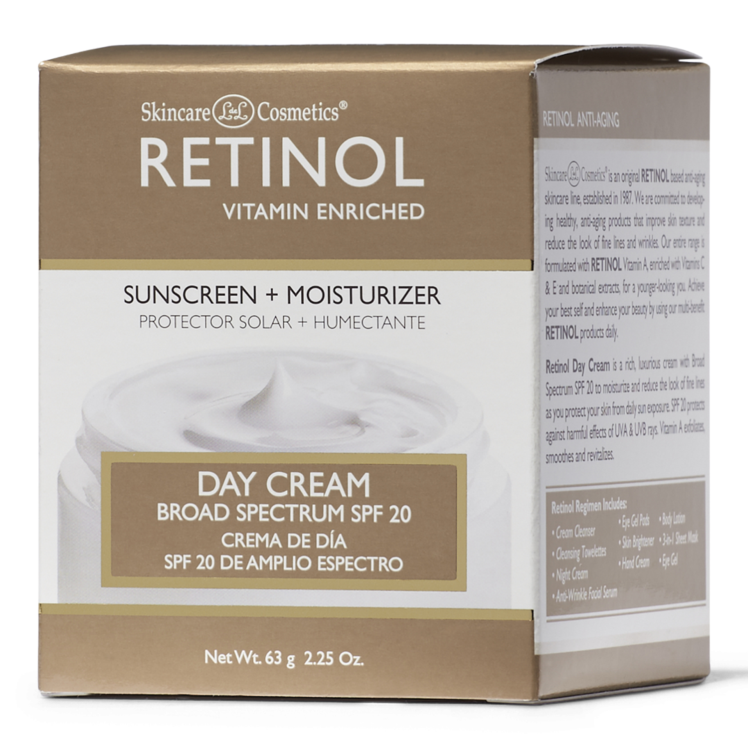 retinol face cream with spf