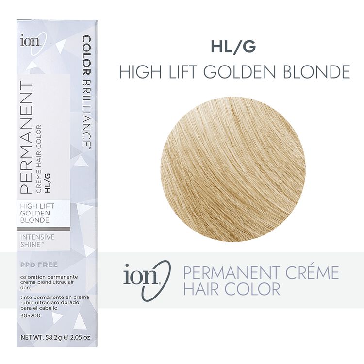 Ion Hl G Hi Lift Golden Blonde Permanent Creme Hair Color By Color