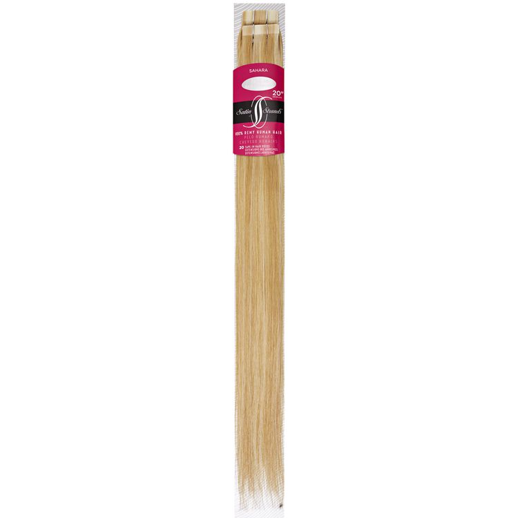Satin Strands Tape In 20 Inch Human Hair Extensions | Weft Hair