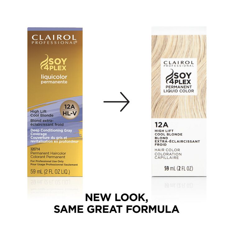 Clairol Professional 12ahl V High Lift Cool Blonde Liquicolor Permanent Hair Color By Soy4plex 