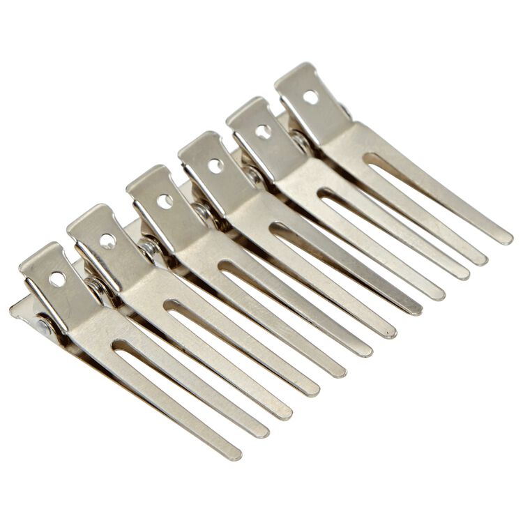 50Pcs Pin Curl Clips IKOCO Hairdressing Double Prong Hair Clips with 3Pcs  Comb Set for Setting Curls Hair Salon or Barber Gold