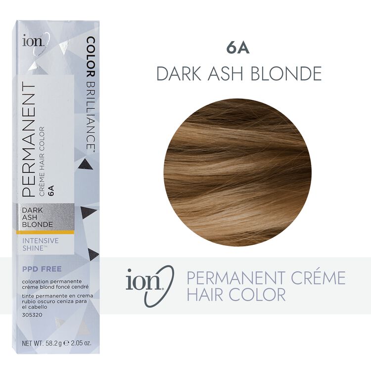 Ion 6a Dark Ash Blonde Permanent Creme Hair Color By Color
