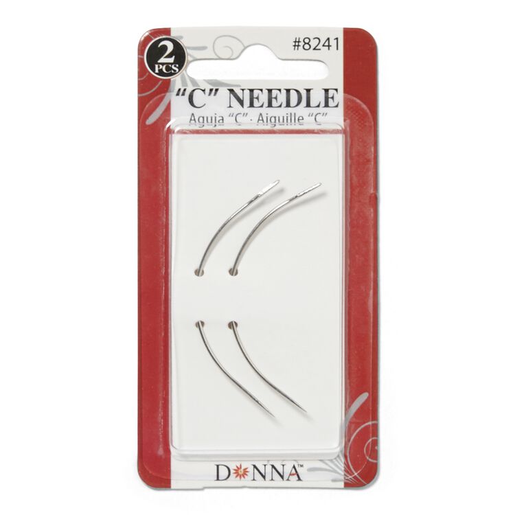 Dcoco Wigs& Accessories - Bulk Tpins+Jumbo Sized C curve needles