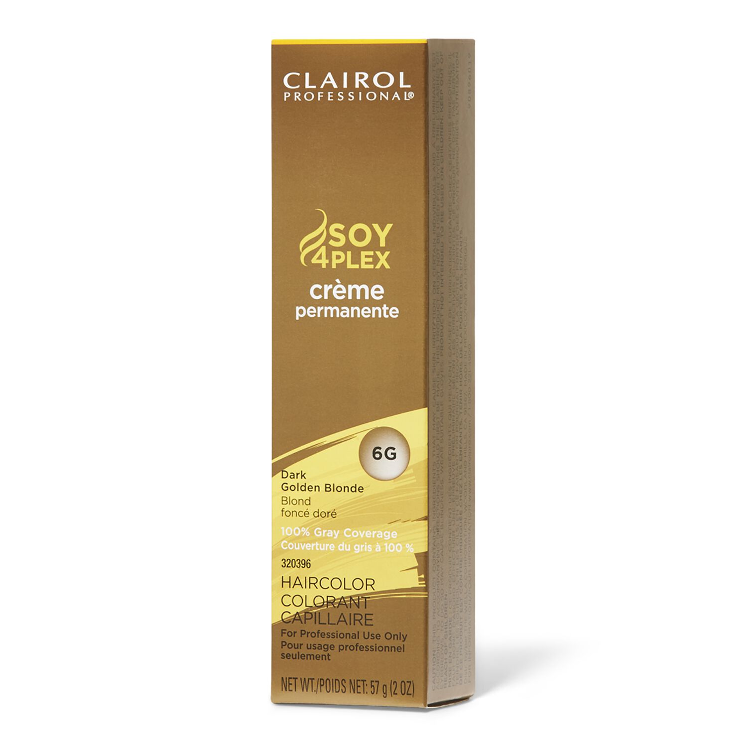 Soy4plex 6g Dark Golden Blonde Permanent Crème Hair Color By Clairol Professional Permanent 