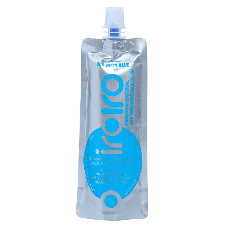 iroiro 340 Neon Blue Premium Natural Semi Permanent Hair Color | Semi ...