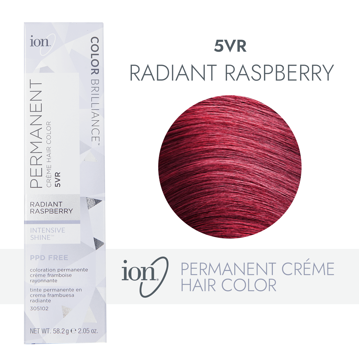 ion color brilliance permanent hair raspberry radiant