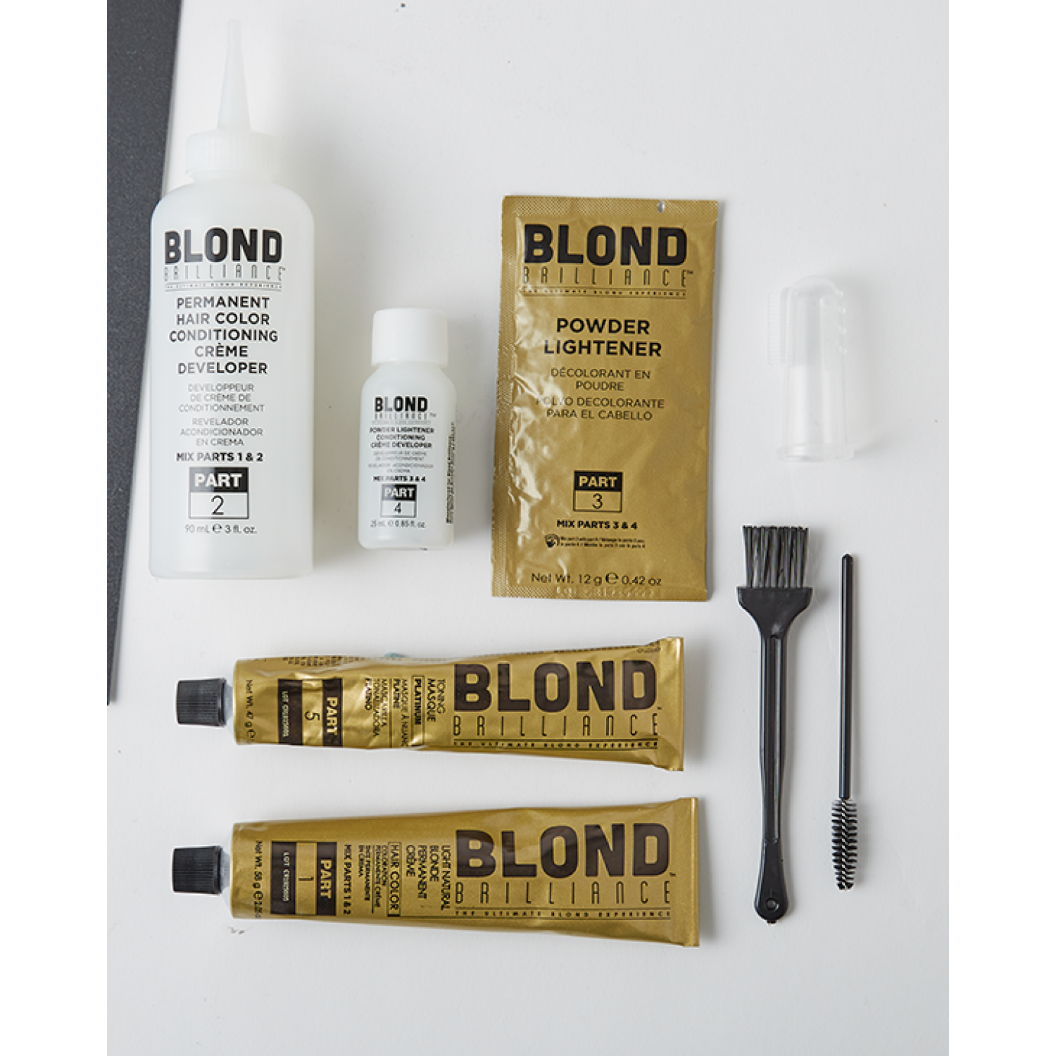 blond brilliance hair lightening kit