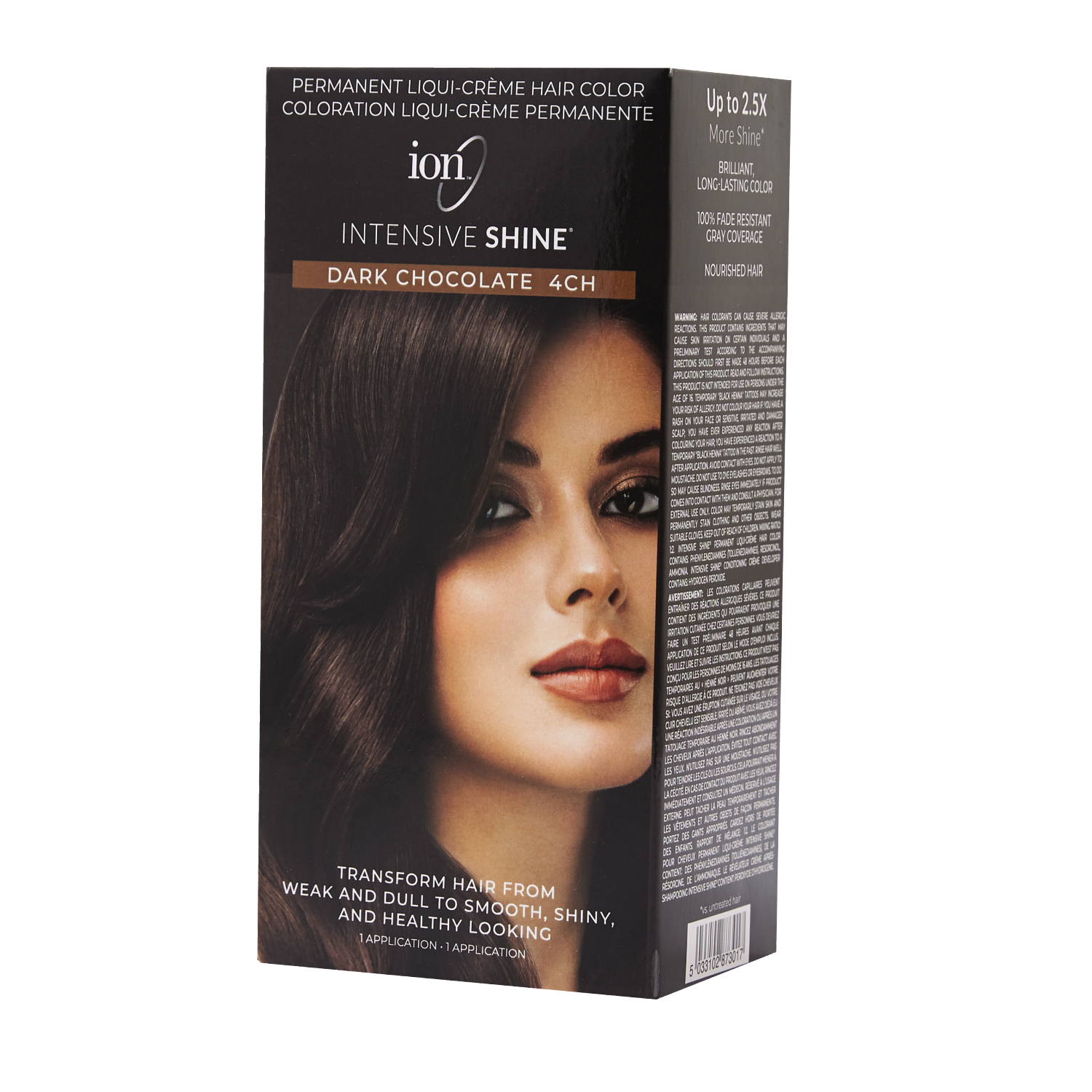 Ion Intensive Shine Hair Color Kit Dark Chocolate 4CH | Hair Color Kit ...