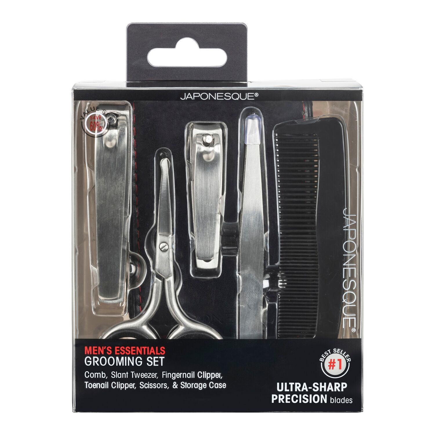 Japonesque Men's Ultimate Grooming Kit mens grooming, nail clippers