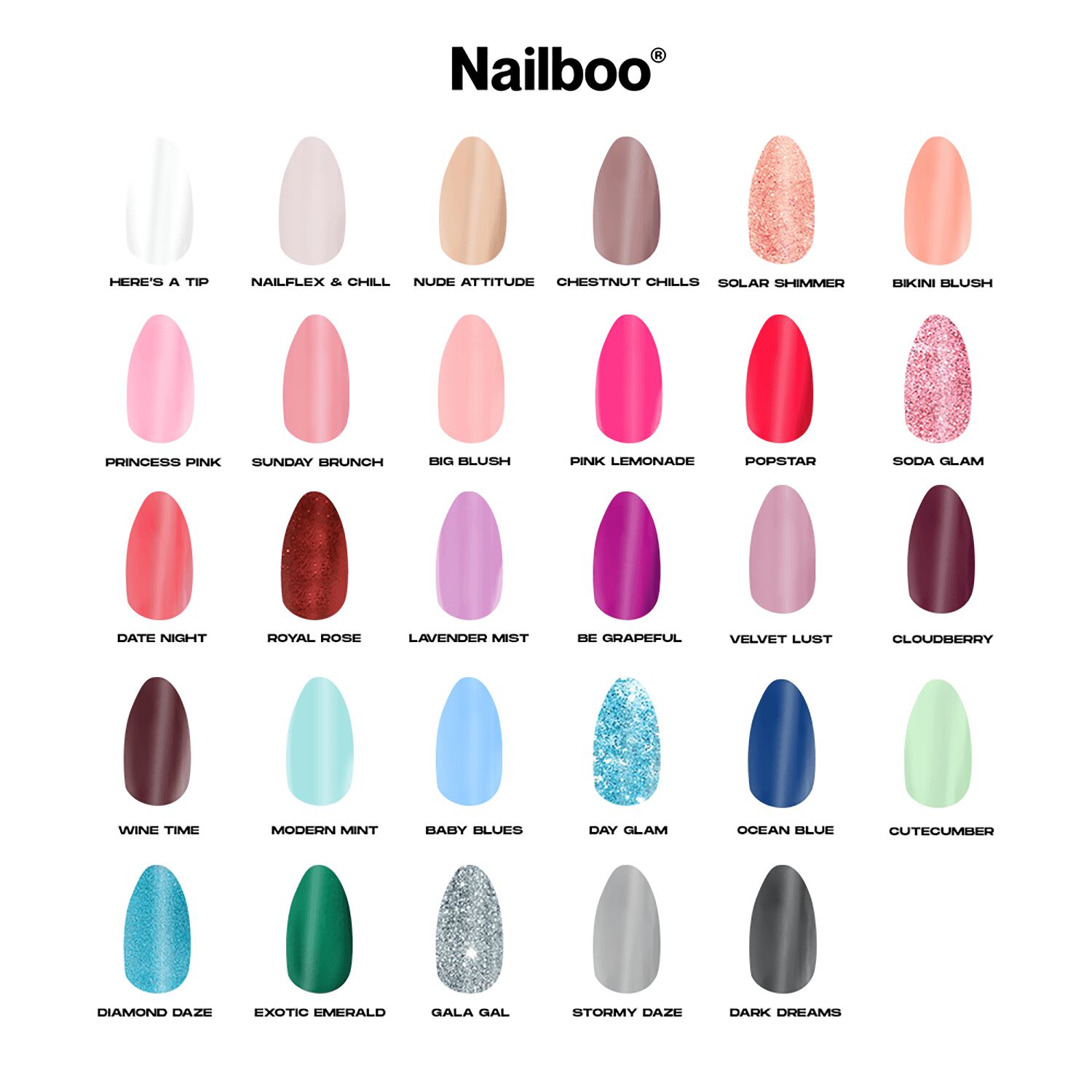 Nailboo Colored Dip Powders Nail Powder Dip Nails Sally Beauty