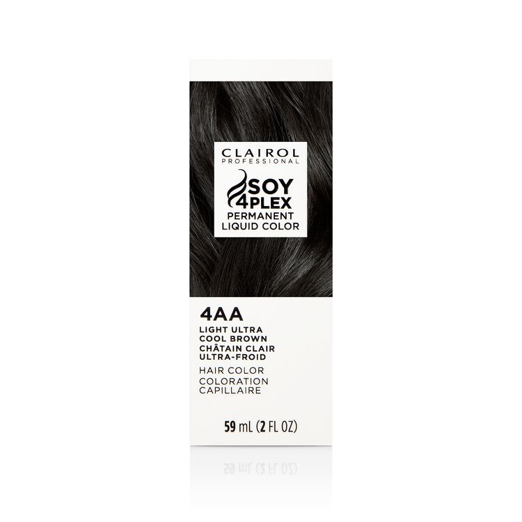 4AA Light Ultra Cool Brown Permanent Liquid Hair Color