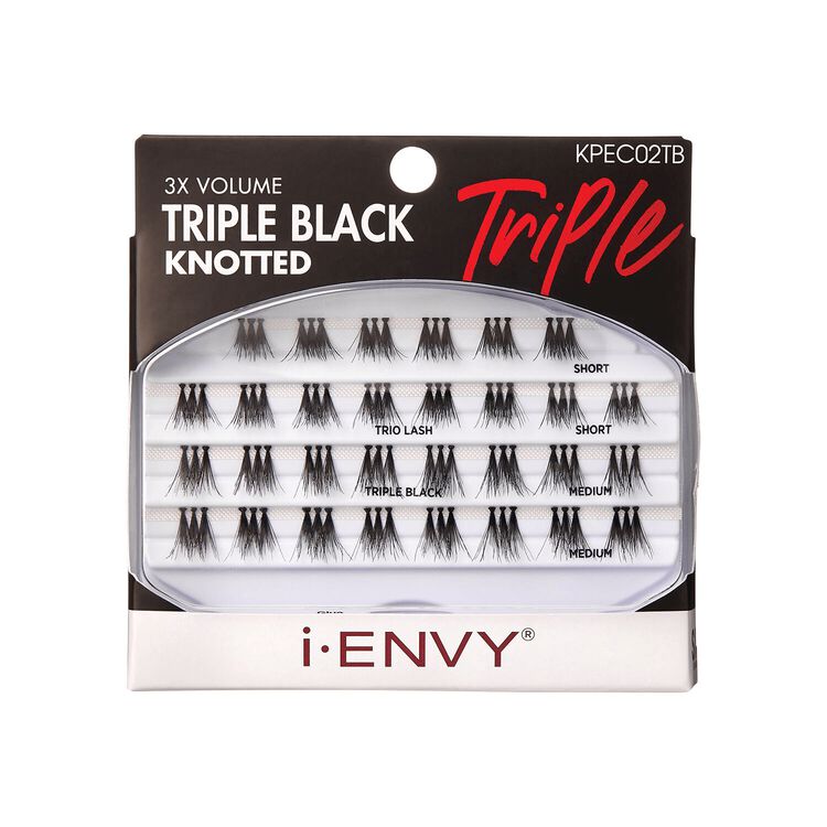 i-ENVY Trio Triple Black Knotted - Short/Medium