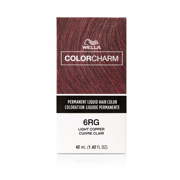 6RG Light Copper Permanent Liquid Hair Color