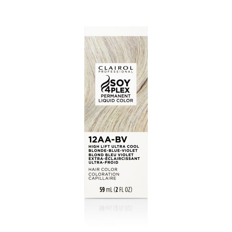 12AA-BV High Lift Ultra Cool Blonde-Blue-Violet Permanent Liquid Hair Color