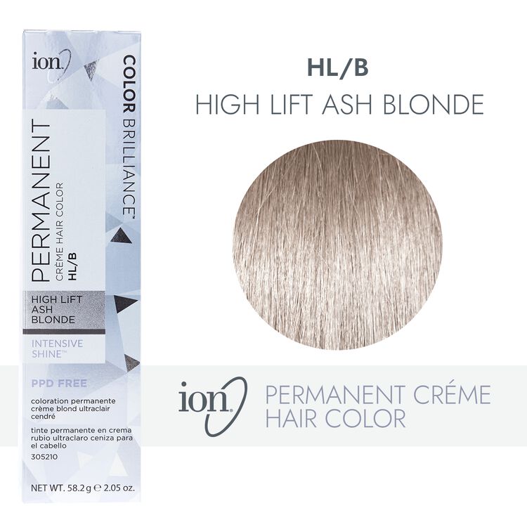 Ion Hl B Hi Lift Ash Blonde Permanent Creme Hair Color By Color