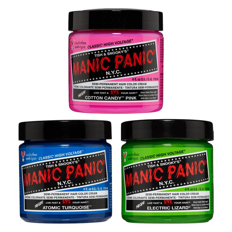 Manic Panic Vegan Semi Permanent Hair Dye Color Cream 118 mL (Choose Your  Color)