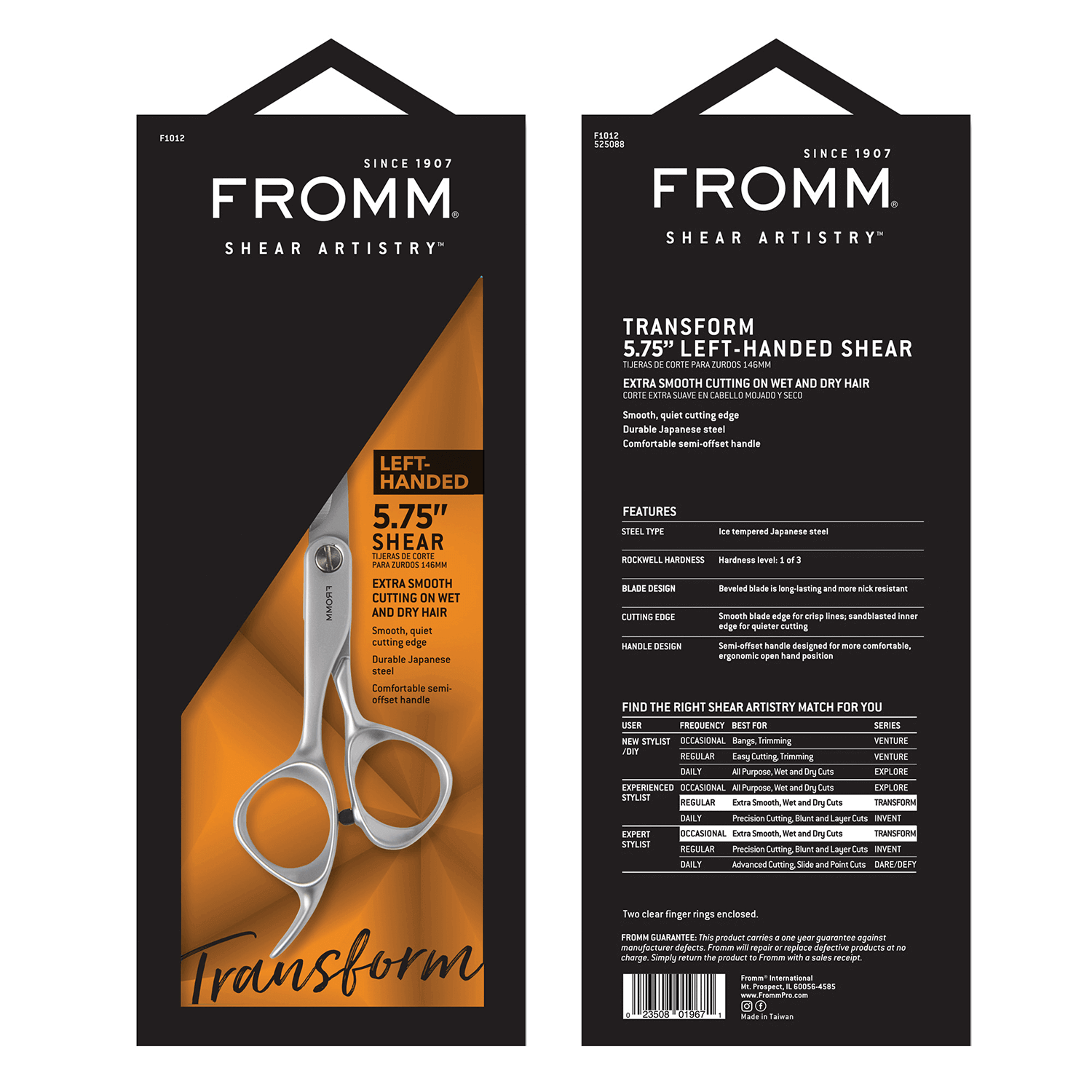 Classic Series 14 Tooth Point Cutting Shear - Get Soft Ends & Layers with Soft Finishes Left Handed / Classic