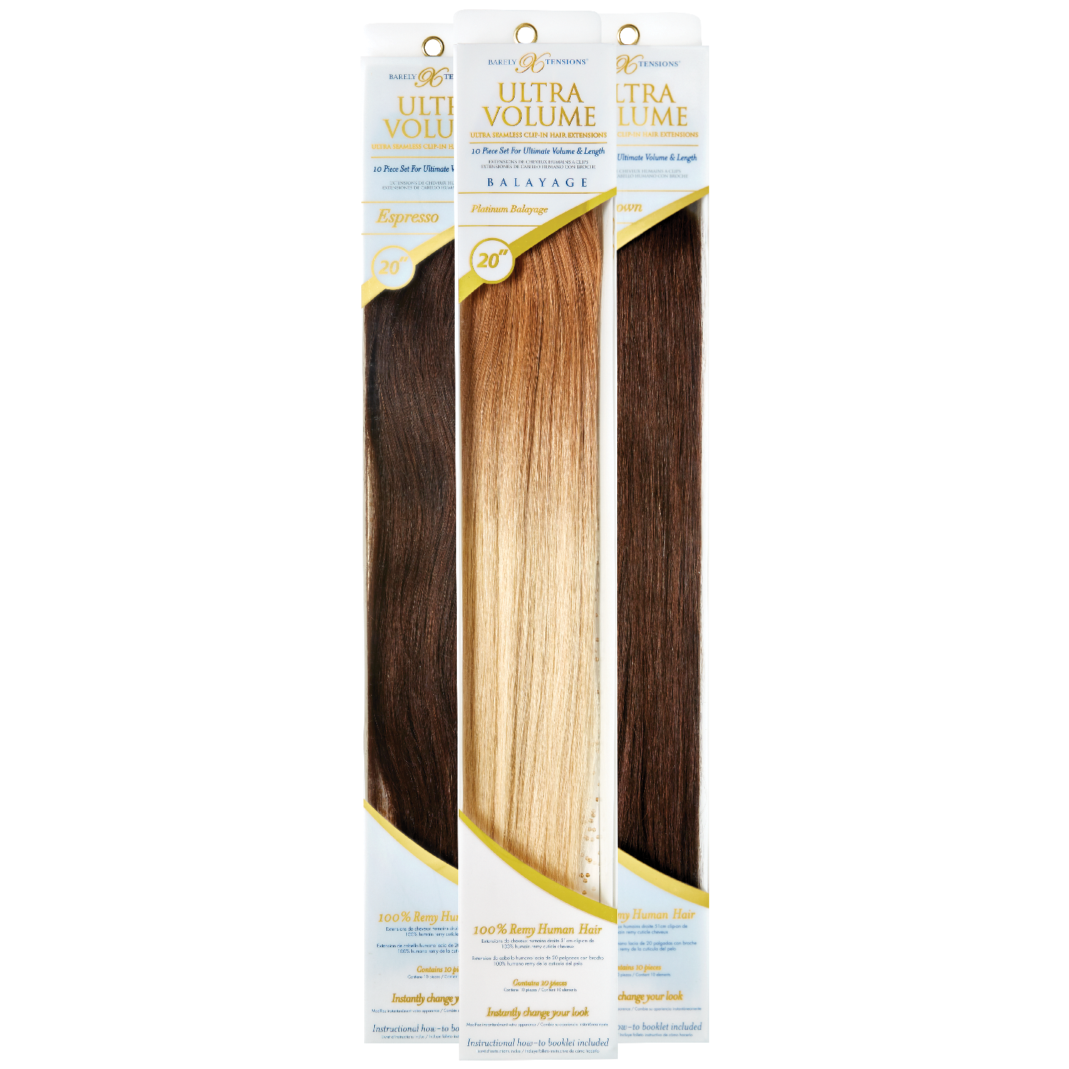 Barely Xtensions 20 Ultra Seamless Clip In Hair Extensions