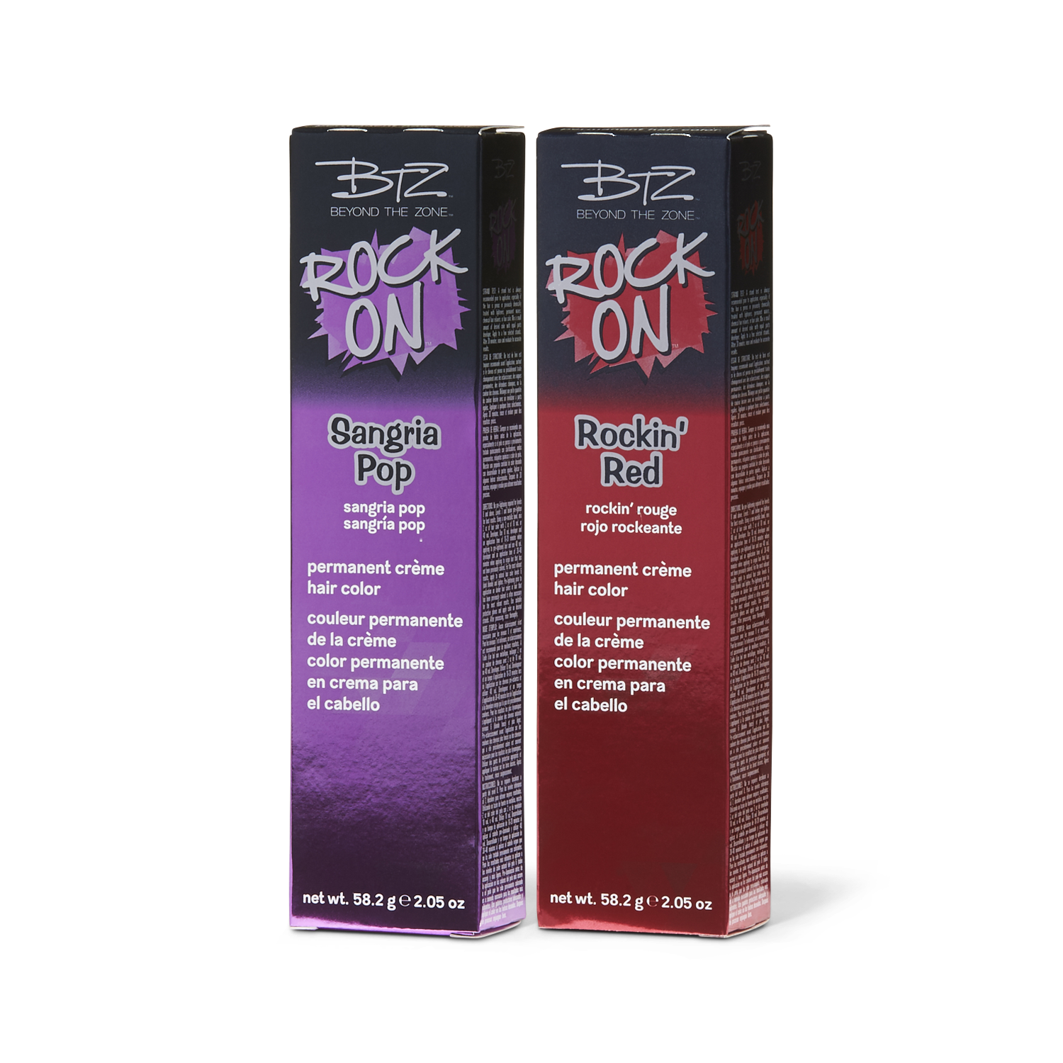 Beyond The Zone Poppin Purple Permanent Creme Hair Color By Rock