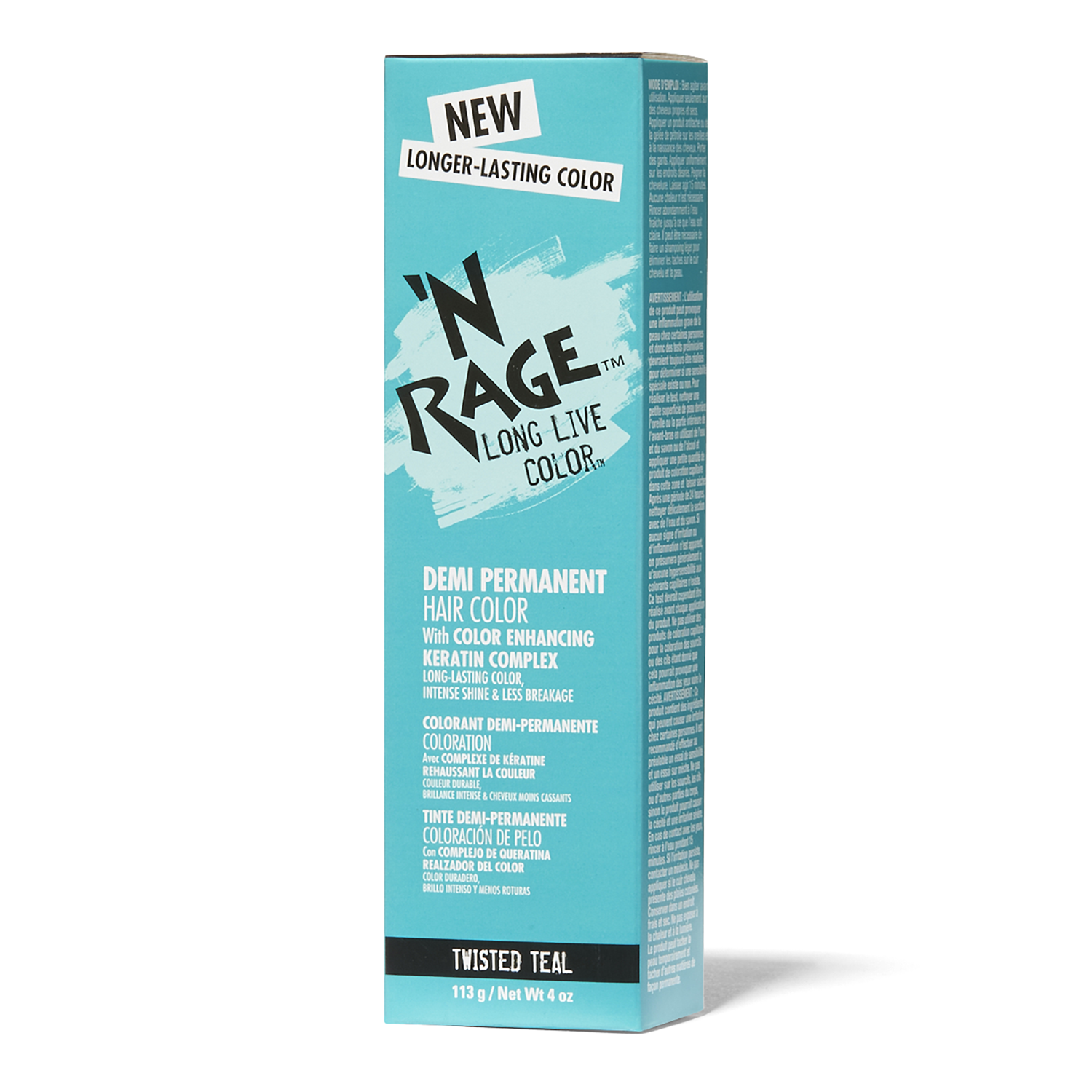 Demi Permanent Twisted Teal Hair Color By N Rage Sally Beauty