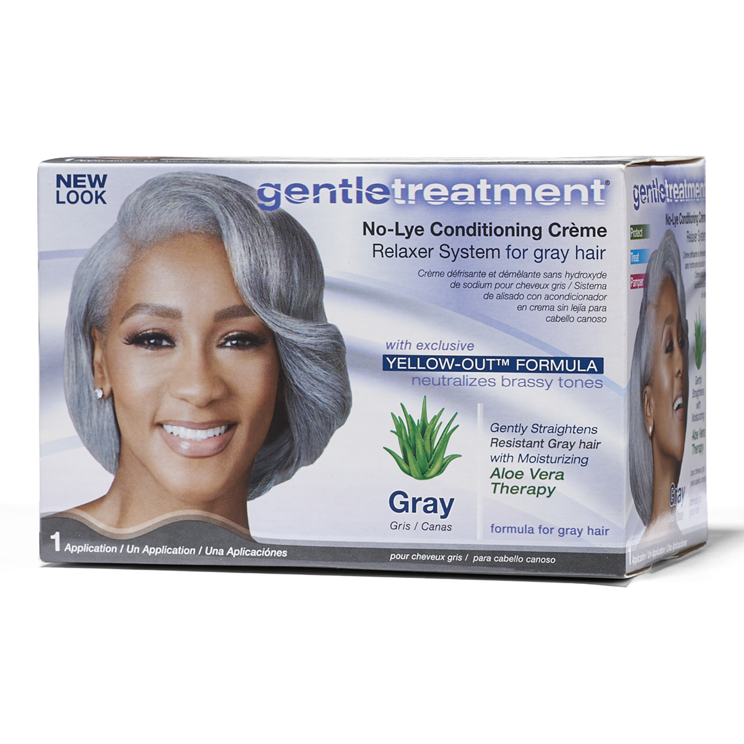 Gentle Treatment No Lye Conditioning Creme Relaxer For Gray Hair