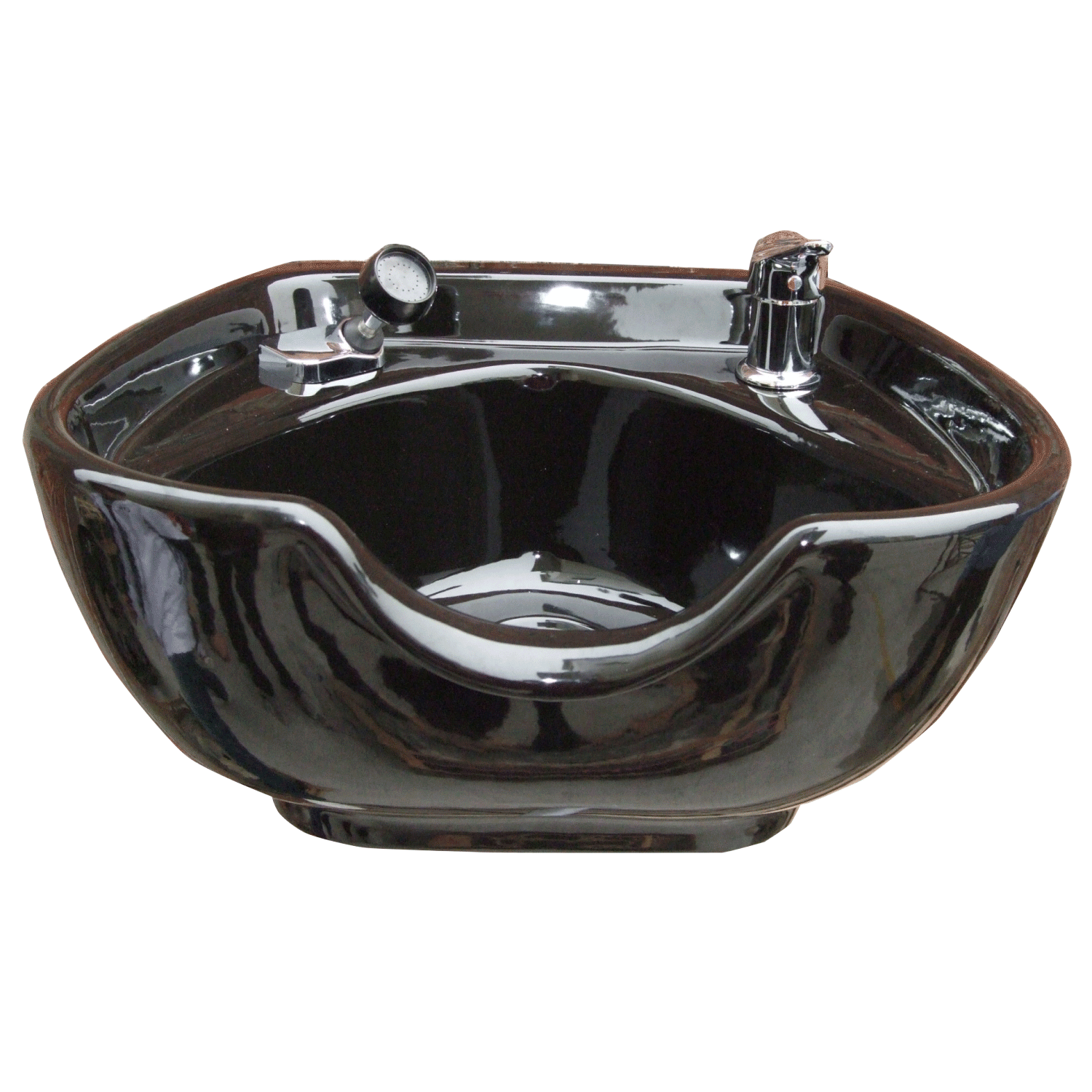 PureSana Porcelain Shampoo Bowl Black