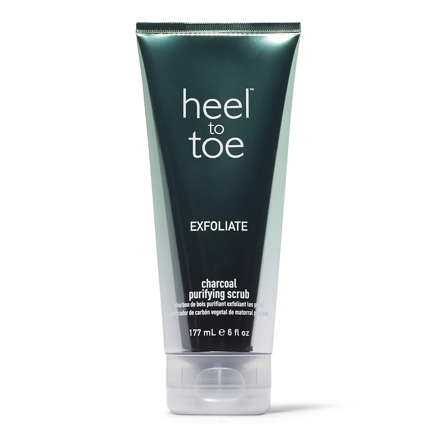 Dr. Foot Charcoal Foot Scrub Detoxify and Exfoliate Cream 8 fl oz