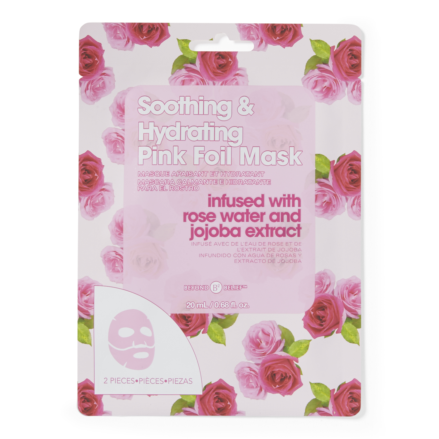 picture of Beyond Belief Soothing & Hydrating Pink Foil Mask