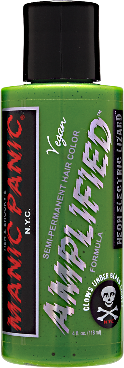 Electric Lizard Green Amplified Semi Permanent Cream Hair Color By