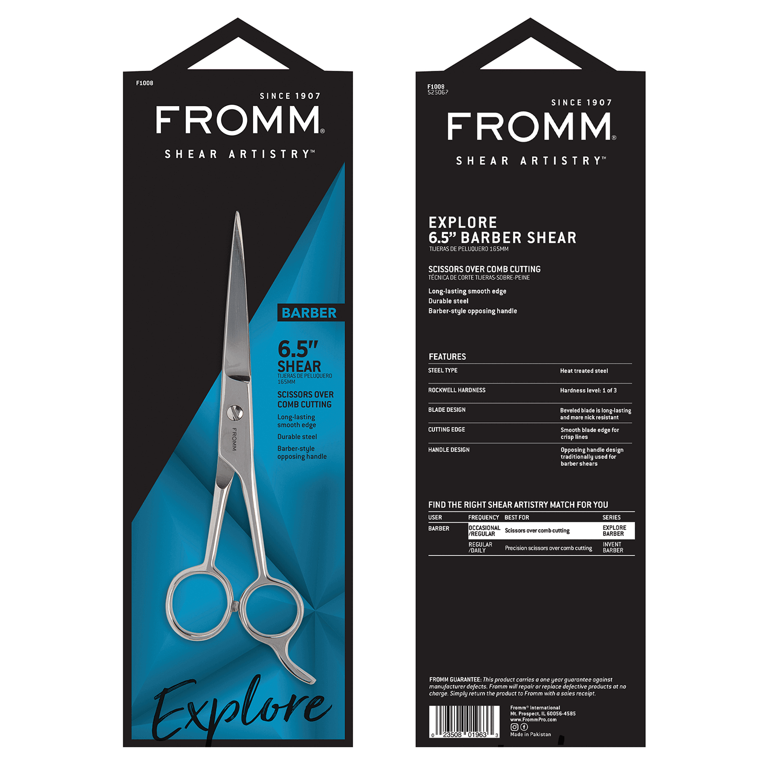 Unique Bargains Hair Cutting Barber Scissors Stainless Steel For