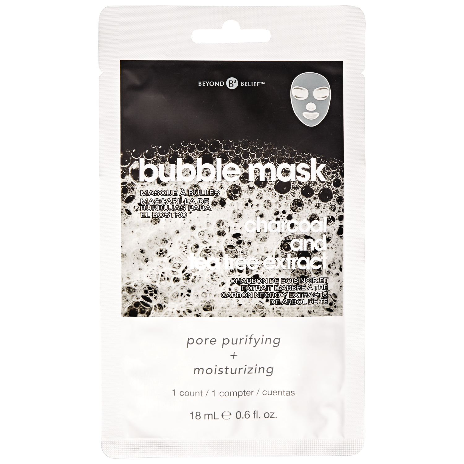 picture of Beyond Belief Charcoal Bubble Facial Mask