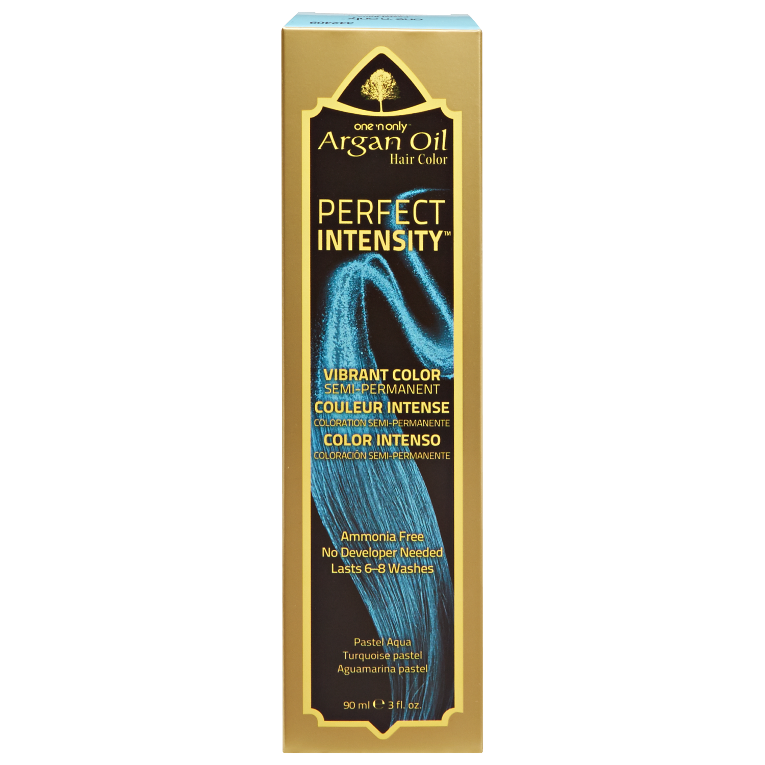 One N Only Argan Oil Hair Color Perfect Intensity Pastel Aqua